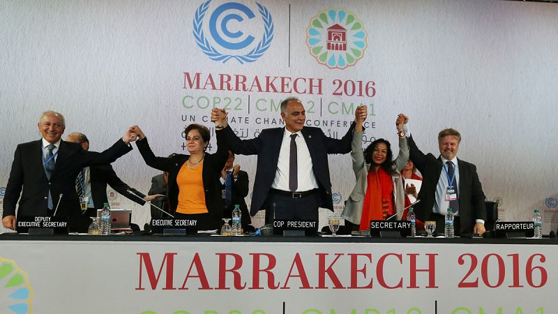 La Cumbre de Marrakech pide "el más alto compromiso político" contra el cambio climático