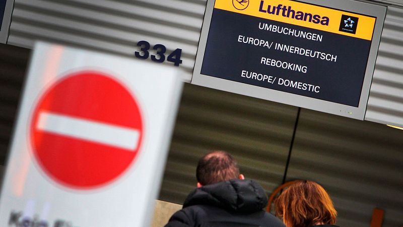 La huelga de pilotos de Lufthansa se prolonga hasta el viernes y afectará a otros 23 vuelos en España este jueves