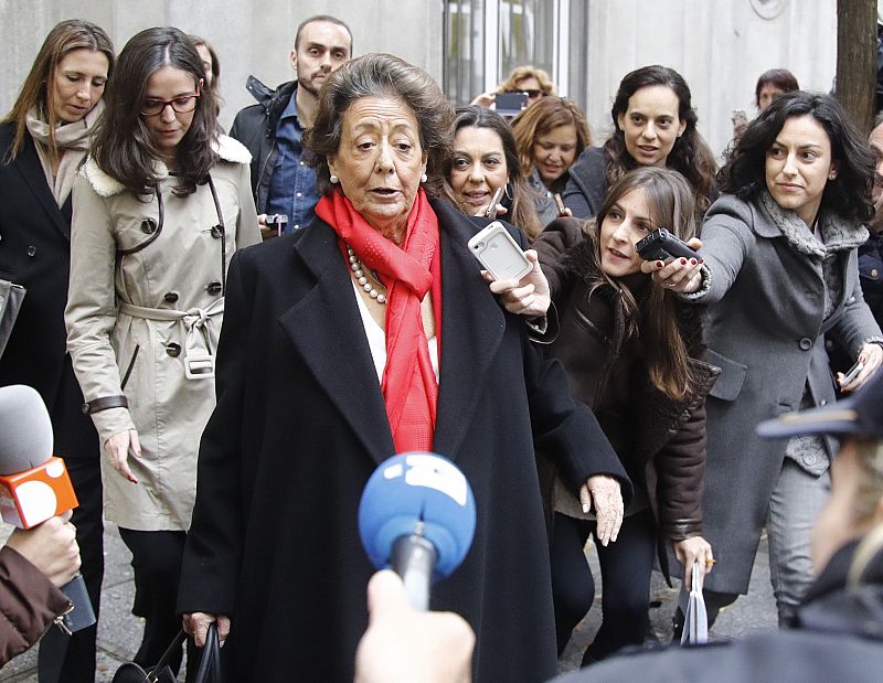 Las causas judiciales que marcaron la última etapa política de Rita Barberá