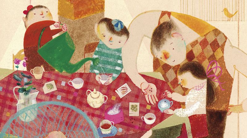 Un cuento compara la historia de las familias con la de sus vajillas