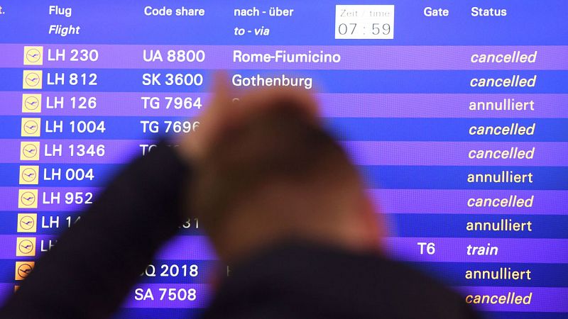 Los pilotos rechazan la nueva subida salarial ofrecida por Lufthansa y seguirán en huelga la próxima semana