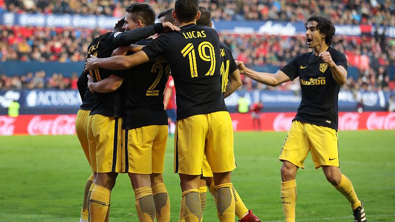 El Atlético vuelve a la senda del triunfo y hunde a Osasuna
