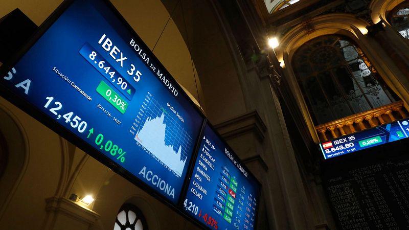 El IBEX 35 sube un 0,55% pero continúa estancado en los 8.600 puntos