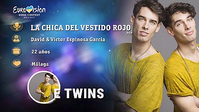 Eurovisión 2017 - E-Twins canta "Chica del vestido rojo"