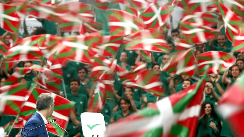 Baja entre los vascos el apoyo a reconocer Euskadi como nación