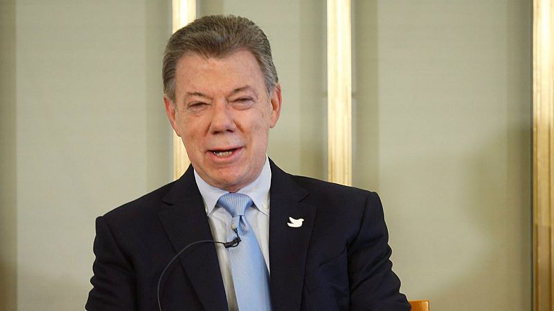 Juan Manuel Santos afirma que el Nobel fue un "impulso decisivo" para el acuerdo de paz en Colombia