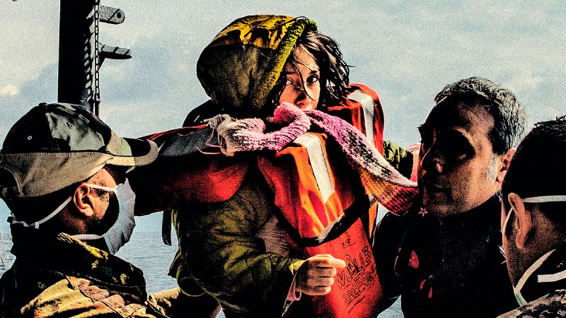 'La grieta': El drama de los refugiados se convierte en un cómic fotográfico