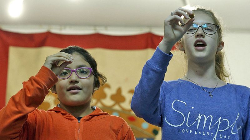 Los niños de San Ildefonso se preparan para cantar 'El Gordo' de la Lotería de Navidad