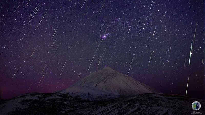 La Luna llena y el mal tiempo entorpecerán la observación de las Gemínidas