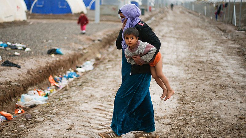 La ofensiva sobre Mosul ha expulsado de sus hogares a más de 100.000 civiles