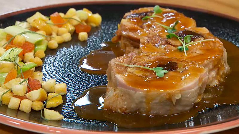 Receta de muslos de pavo relleno