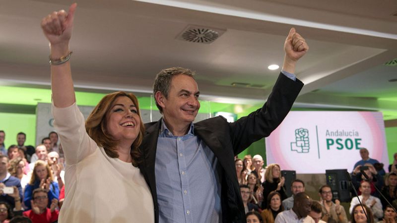 Zapatero: Susana Daz representa "la fuerza del PSOE" para volver a ganar