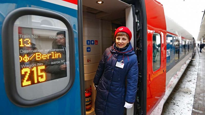 Moscú y Berlín están más cerca desde este sábado gracias a los trenes Talgo