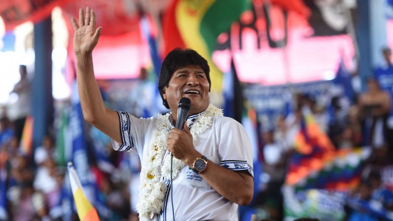 Evo Morales acepta buscar la reelección en los comicios de 2019