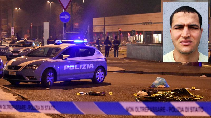 La Policía italiana mata en Milán al sospechoso del atentado de Berlín