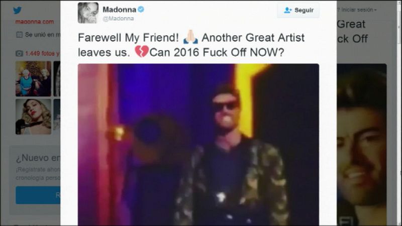 Artistas y personalidades rinden homenaje a George Michael tras su fallecimiento