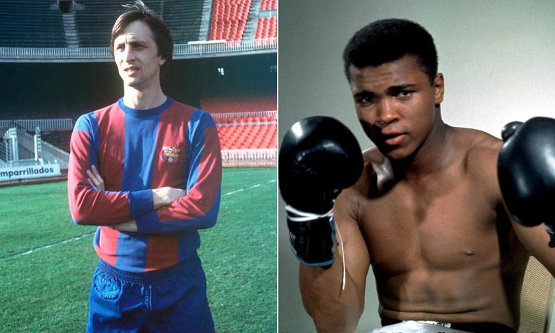 Cruyff y Muhammad Alí: 2016 despidió a dos mitos del deporte