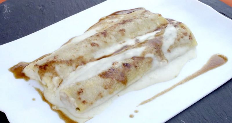 Receta de canelones de pollo