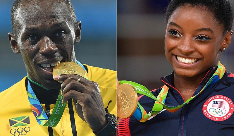 Usain Bolt y Simon Biles, elegidos deportistas del ao por 'L'quipe'
