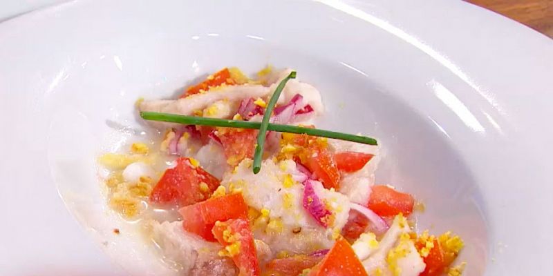 Receta de ceviche de pez sable