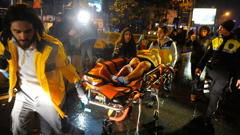 Un atentado en una discoteca en Estambul deja al menos 39 muertos en Nochevieja