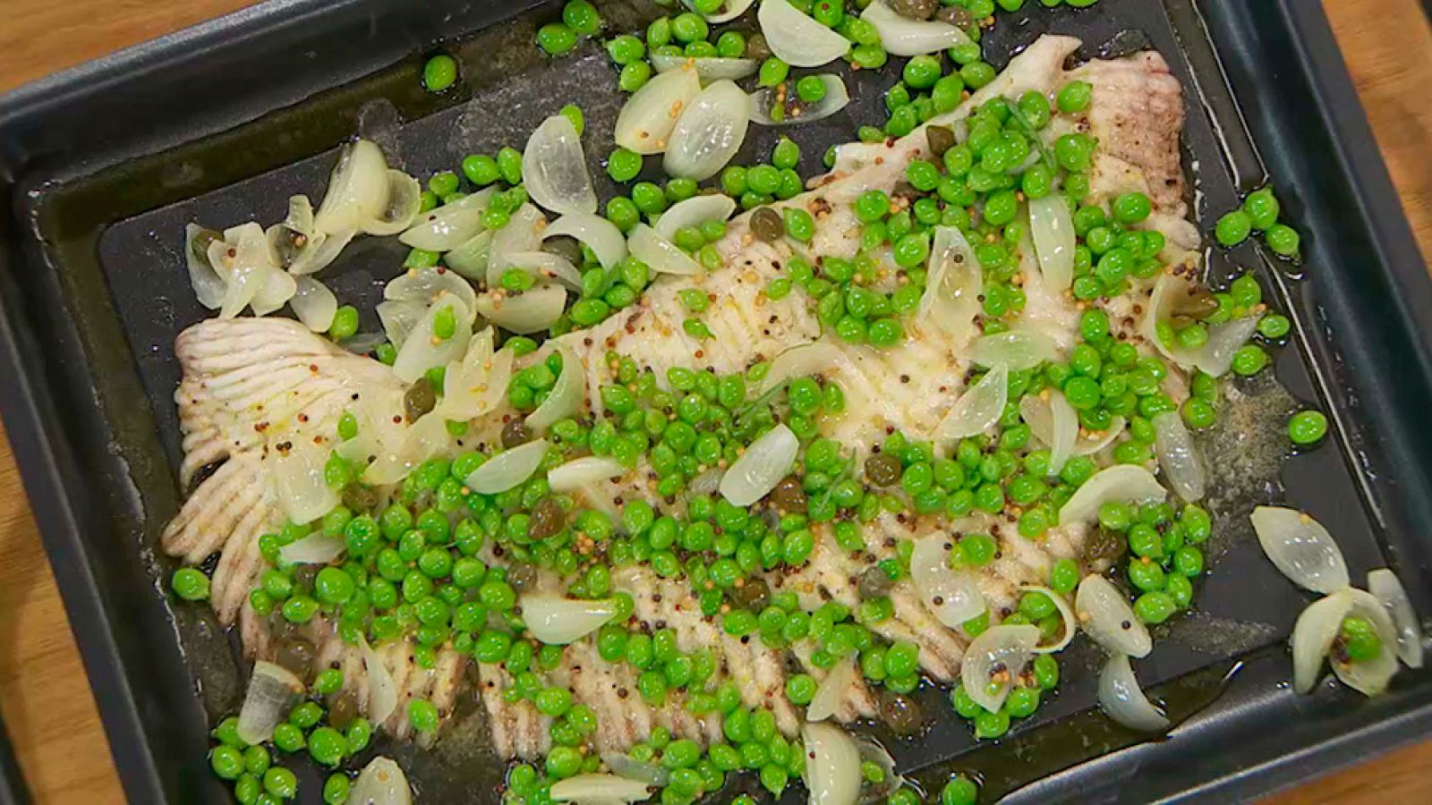 Receta de raya a la mostaza