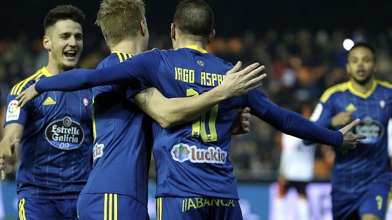 El Celta agrava la crisis del Valencia