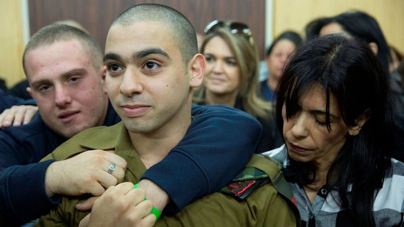 Condenan por homicidio al soldado israelí que remató en el suelo a un palestino herido en Hebrón