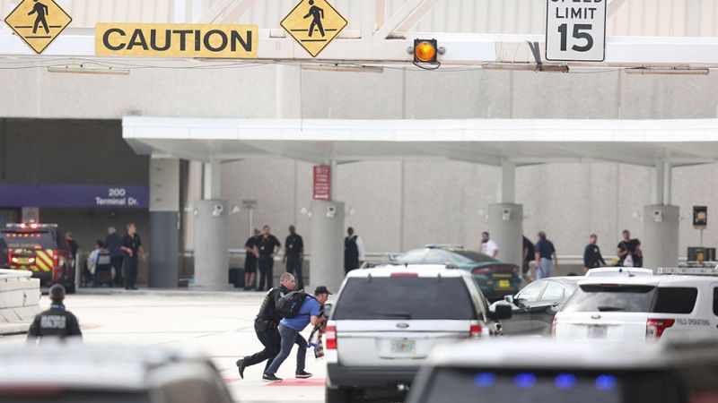 Al menos cinco muertos en un tiroteo en el aeropuerto internacional de Florida