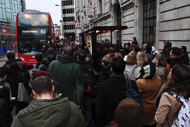 Huelga de 24 horas en el metro de Londres por los recortes de personal