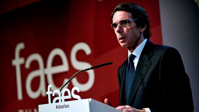 Aznar dice que su "sitio" es FAES, desde donde seguirá trabajando por España