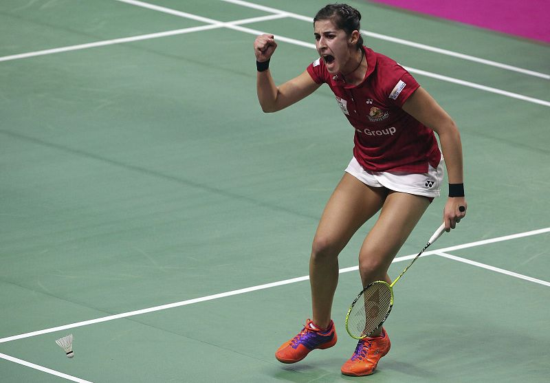 Carolina Marín vence y da el pase a su equipo a semifinales de la liga india