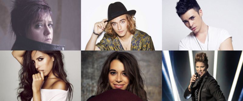 'Objetivo Eurovisi'Objetivo Eurovisión': Maika, Manel Navarro, Mario Jefferson, Mirela, Paula Rojo y Leklein, candidatos para viajar a Kiev