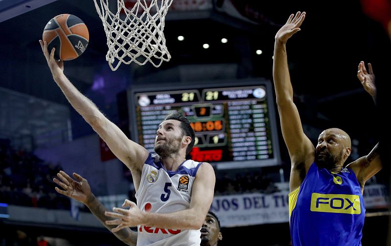 Rudy y Llull indicaron el camino de la victoria y Doncic la remató frente a Maccabi