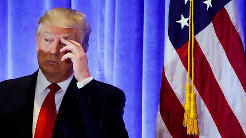 Trump tacha de "catastrófica" la política de asilo de Merkel y ve a la OTAN "obsoleta"