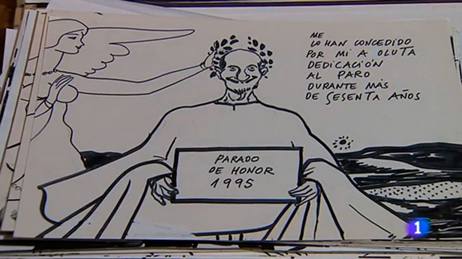 Mas de 5000 dibujos y caricaturas del archivo personal de Chumy Chúmez  se incorporan a la BNE