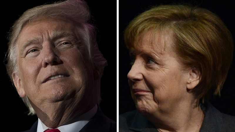 Merkel confía en una colaboración estrecha con Trump, a pesar de sus críticas a la política migratoria
