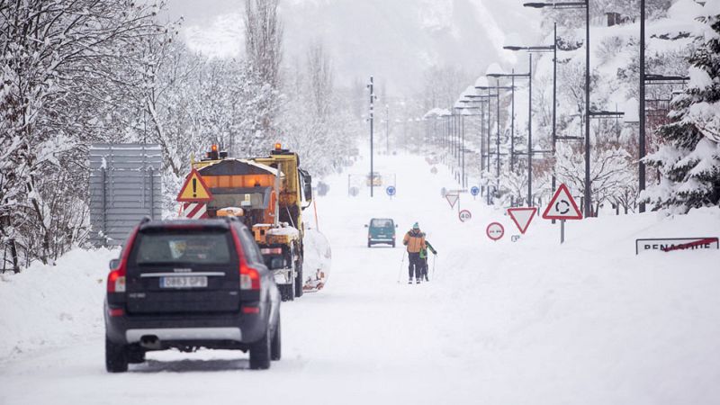 La ola de frío deja una sensación térmica de hasta 30ºC bajo cero en el Pirineo de Girona