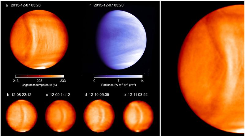 Una nave japonesa detecta una enorme anomalía atmosférica en Venus