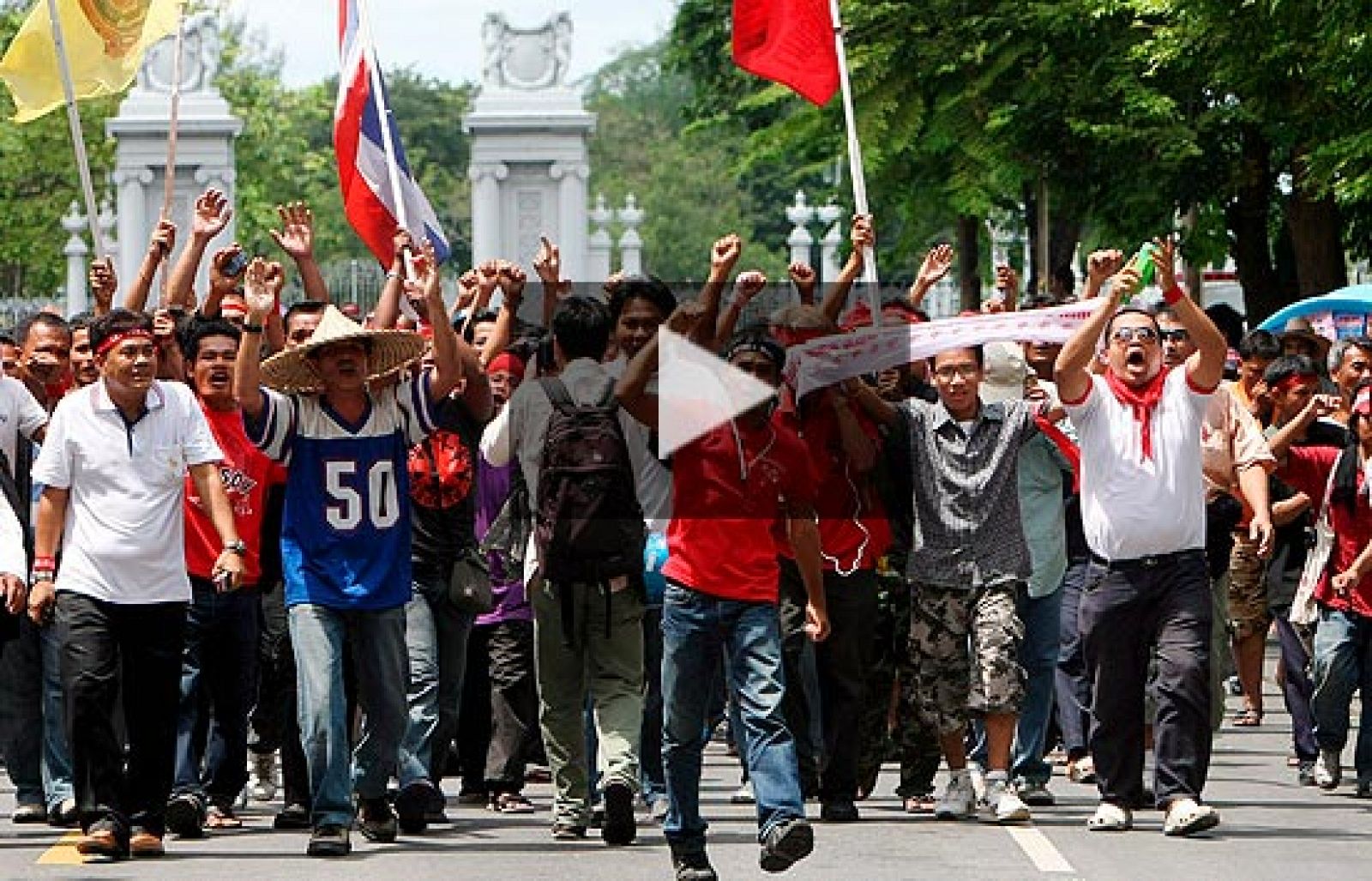Siguen las protestas en Tailandia