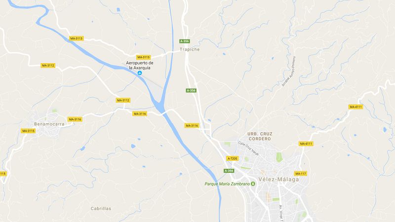 Dos personas mueren en un accidente de avioneta en Vélez-Málaga