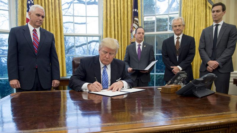 Trump saca a EE.UU. del Acuerdo de Asociación Transpacífico