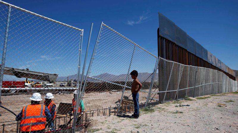 Trump aprobará este miércoles la construcción del muro en la frontera con México