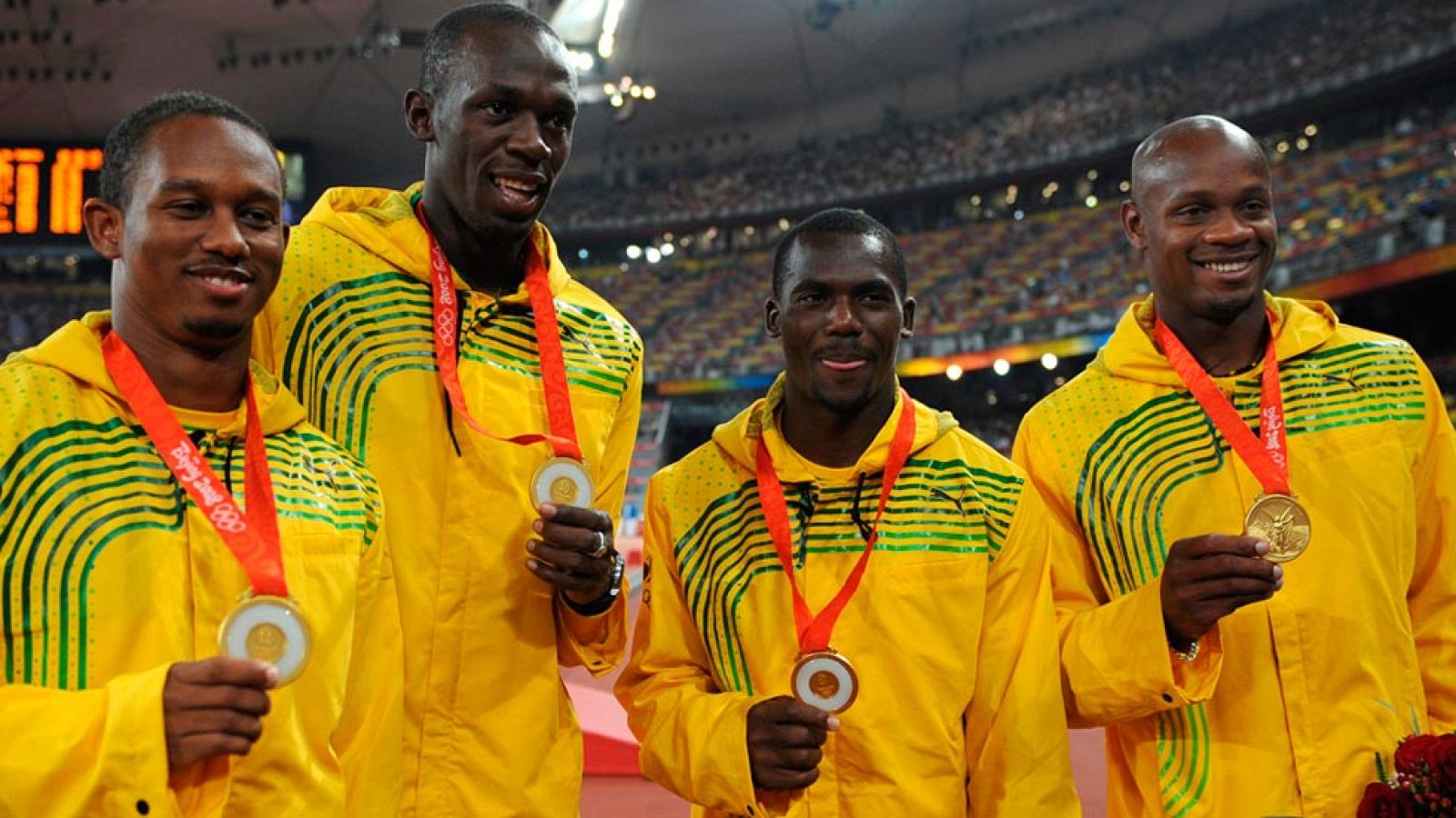 Bolt pierde el oro de relevos de Pekín 2008 por dopaje de Carter | Ver