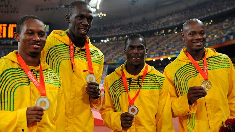 Bolt pierde el oro de relevos de Pekín 2008 por dopaje de Carter