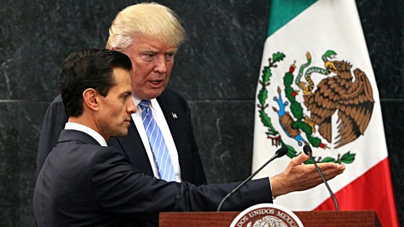 Trump desata una crisis con México por sus amenazas sobre el pago del muro