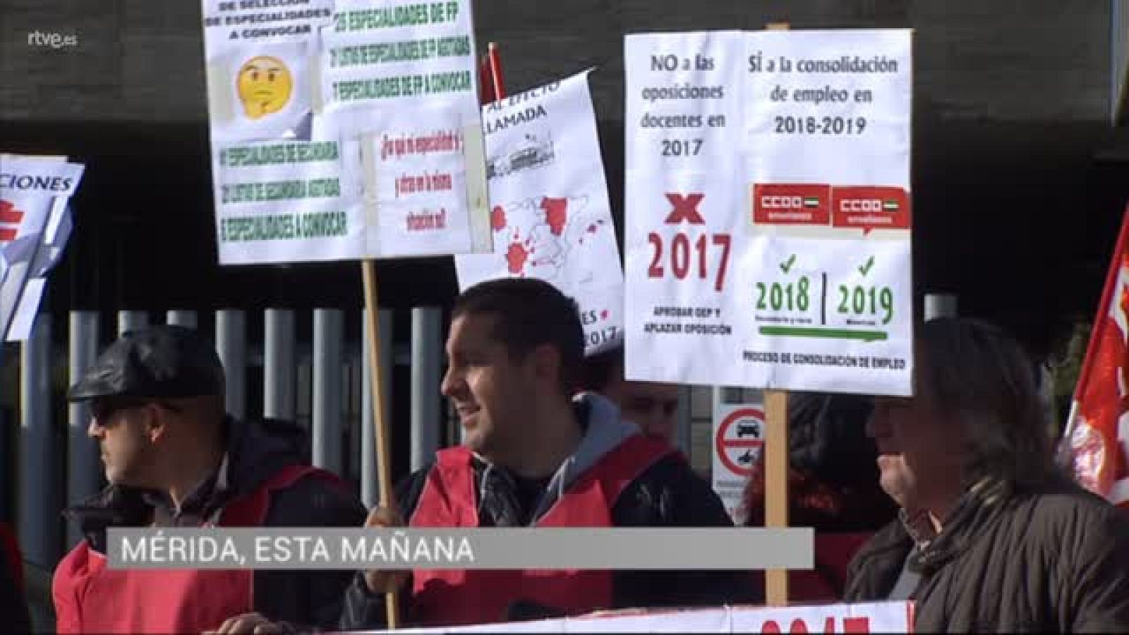 Manifestación oposiciones