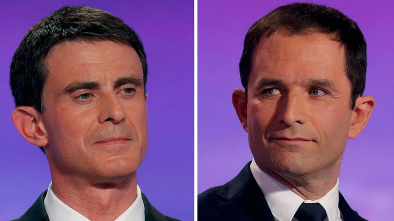 Aumenta la participación en las primarias que enfrentan a Hamon y Valls en su carrera al Elíseo