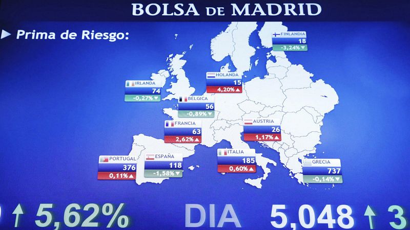 El bono español a diez años registra su máxima rentabilidad desde hace un año