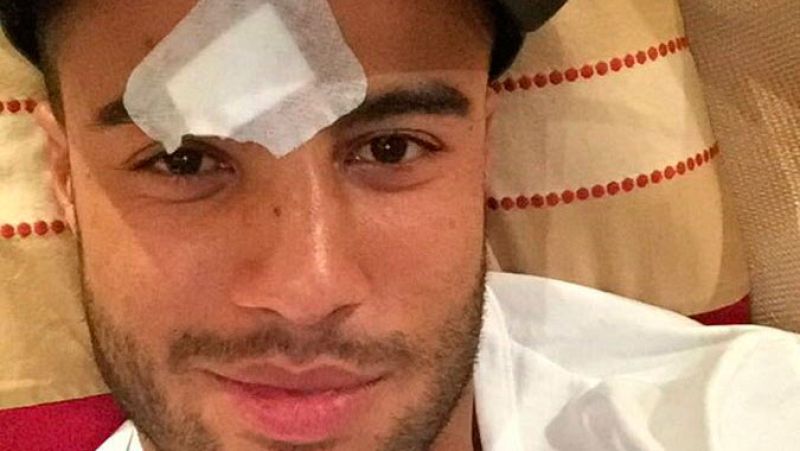 Rafinha sufre una fractura nasal y será baja contra el Atlético